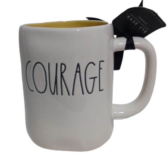 Rae Dunn COURAGE mug - Picture 2 of 9